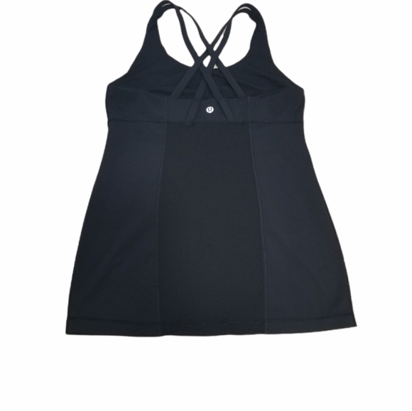 Lululemon Black Energy Built in Bra Tank Top, Size 6. - Picture 6 of 9